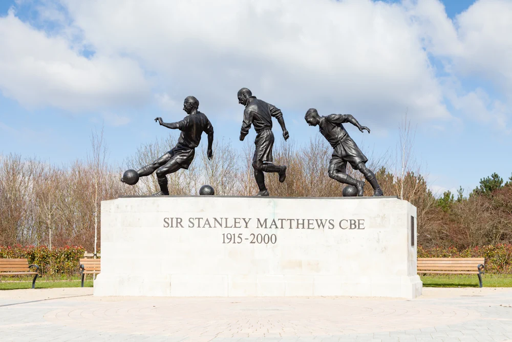 Statua di Sir Stanley Matthews